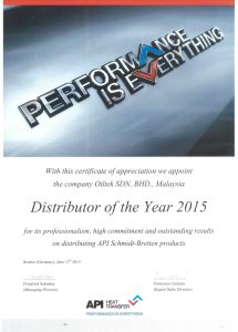 Distributor of the Year 2015